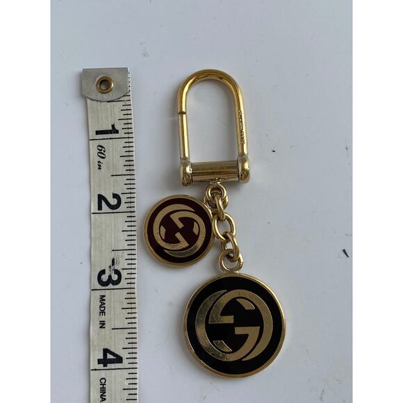 Gucci G Interact Gold Tone Key Ring - Picture 5 of 7
